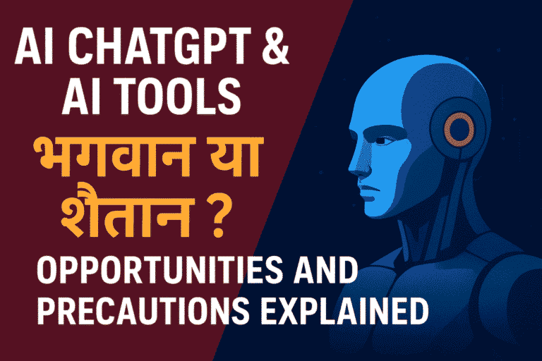 AI Chat GPT & AI Tools : Bhagwan or Shaitan ? Opportunities and Precautions Explained