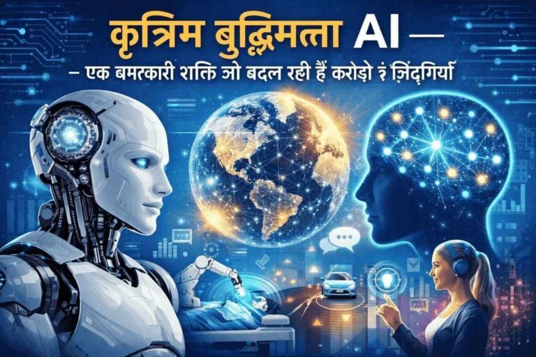 कृत्रिम बुद्धिमत्ता AI — एक चमत्कारी शक्ति जो बदल रही है करोड़ों ज़िंदगियाँ